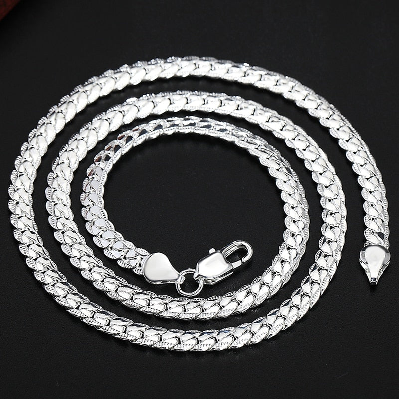 Silver Necklace Bracelet