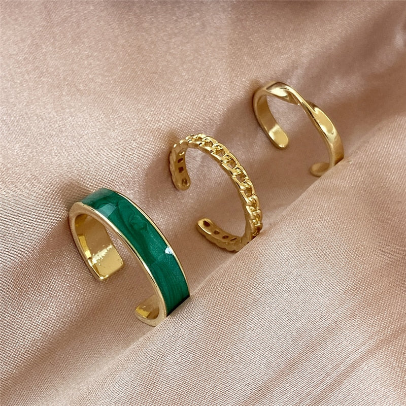 Gold Color Finger Rings