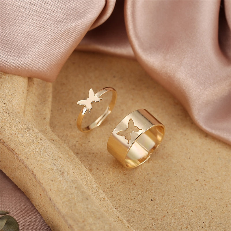 Gold Color Finger Rings