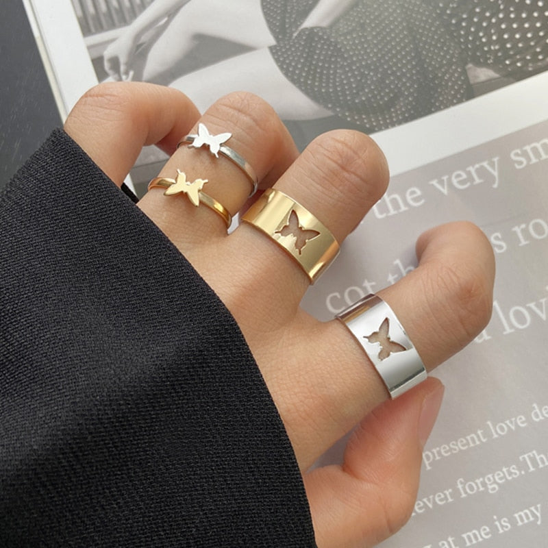 Gold Color Finger Rings