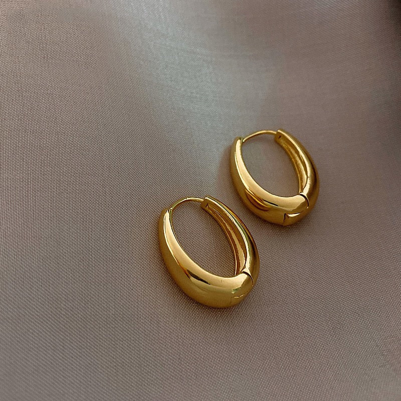 Smooth Metal Earrings