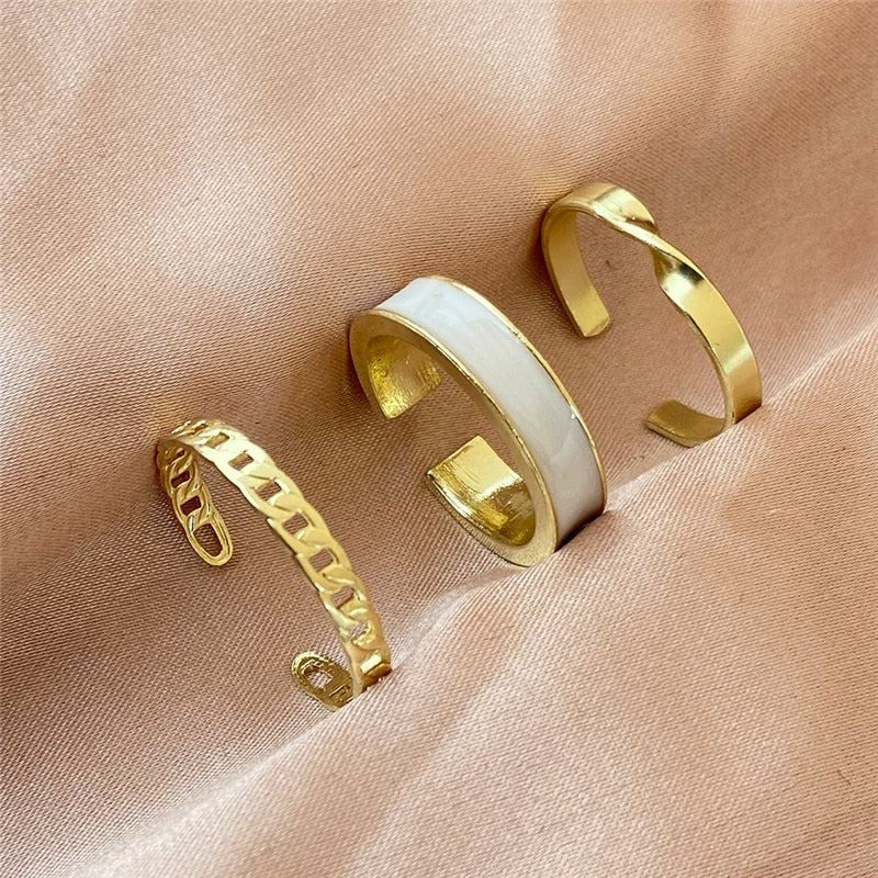 Gold Color Finger Rings