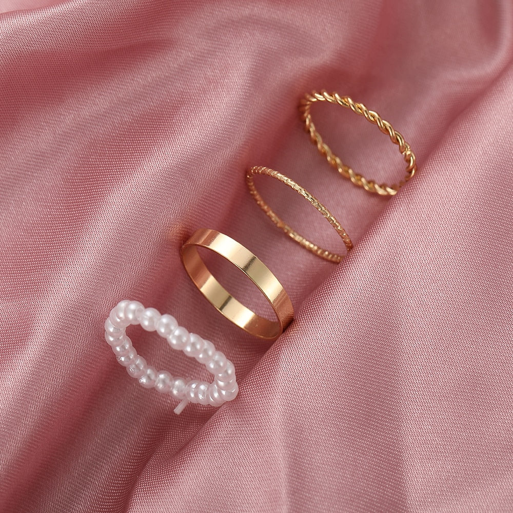 Gold Color Finger Rings