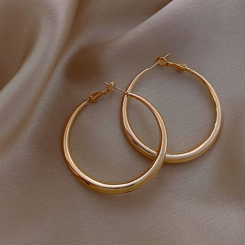 Smooth Metal Earrings