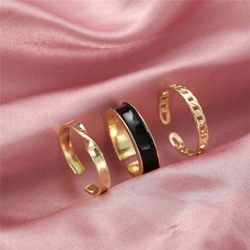 Gold Color Finger Rings