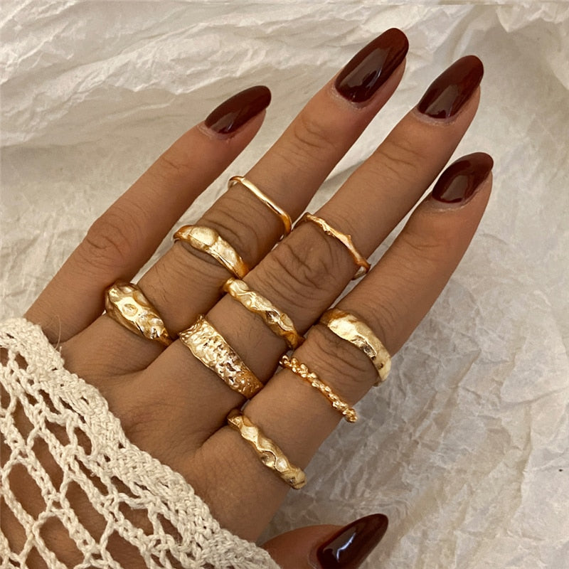 Gold Color Finger Rings